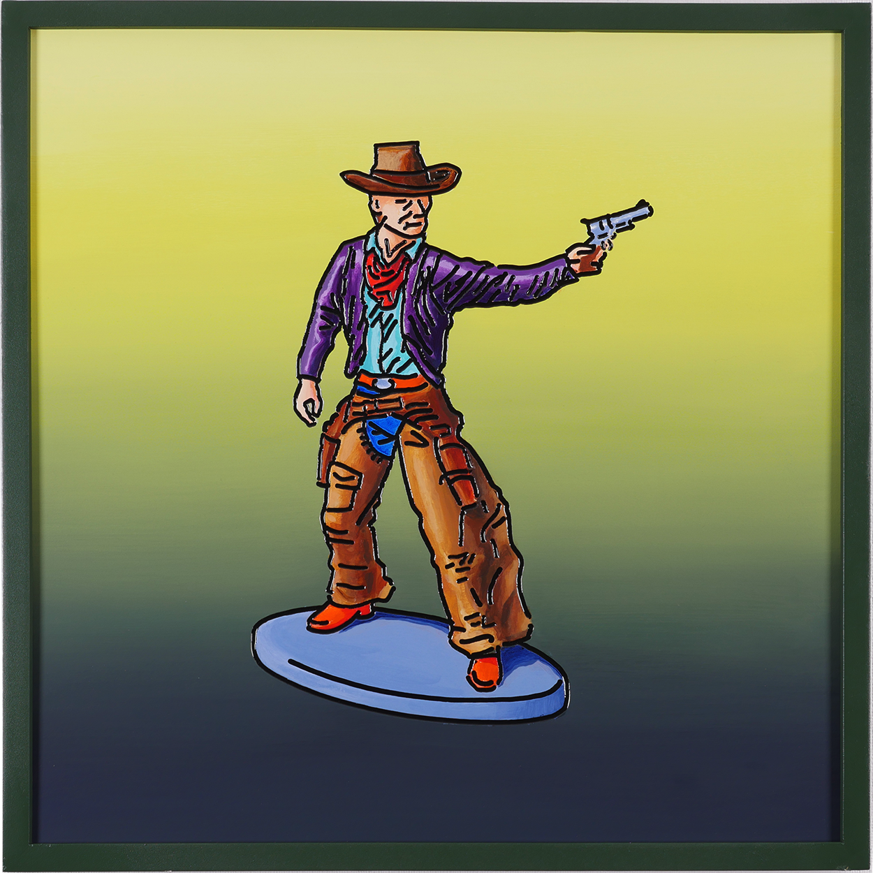 Cowboy #1 — painting by Ollie Smith