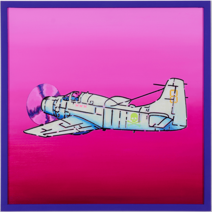 Plane #8 — painting by Ollie Smith